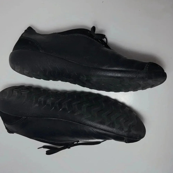 Mephisto Womens 10  Mobils Leather Lace Up Comfort Trainers Shoes - Picture 4 of 16